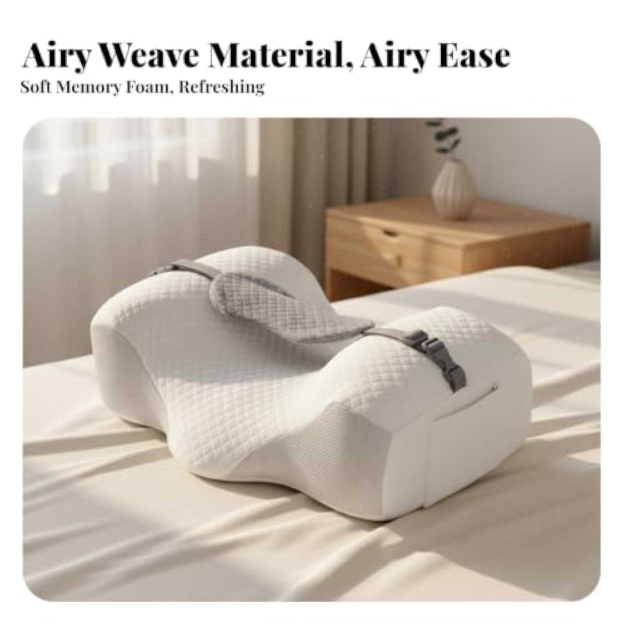 Anti-Side Ing Pillow for Facial Pressure Relief, Ergonomic Design