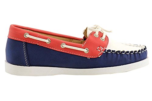 Girl's Fashion Slip On Patriotic Boat Shoes Sz:3