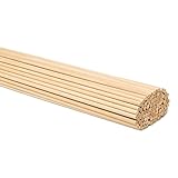 Dowel Rods Wood Sticks Wooden Dowel Rods 3/8 x 24 Inch Unfinished Hardwood Sticks for Crafts and DIYers 100 Pieces by Woodpeckers