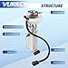 Vurkcy Electric Fuel Pump Module Assembly Compatible with 1997 1998 1999 2000 2001 Jeep Cherokee, 2.5L 4.0L, Replace E7121MN, E7121M, P75040M