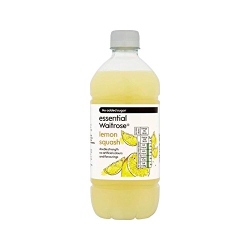 Lemon Double Strength Squash Essential Waitrose 750ml