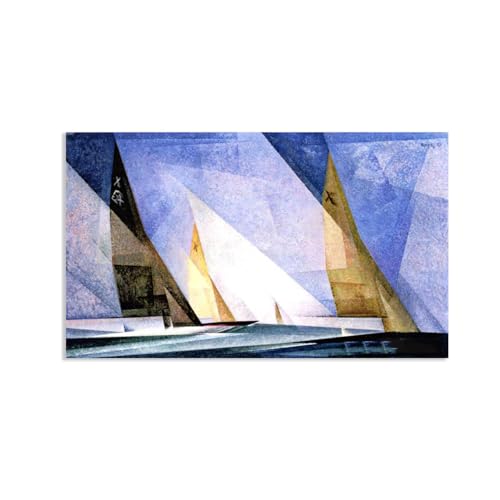 Impression sur toile Lyonel Feininger pour habiller un grand mur de salon vide 100x60cm