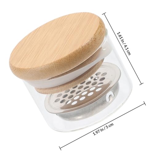 Alipis 2pcs Tazones de Vidrio para Arte de Uñas miniatura 2