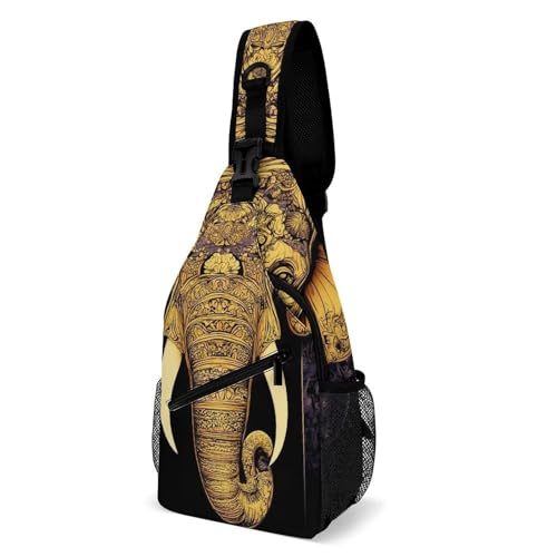 Sacoche bandoulière sport paisley pour cyclisme et randonnée voyage