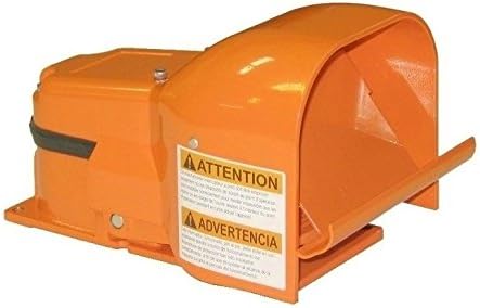 SSC Controls G500-MO-GT Foot Switch with Front Gate, Electrical, Momentary Action, Heavy Duty, Single Pedal, Industrial, SPDT