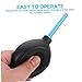 Housoutil 3pcs Air Duster Kit for Camera Lens Keyboard Electronics Cleaning Blower for Dust Removal from Lenses Filters and Precision Instruments