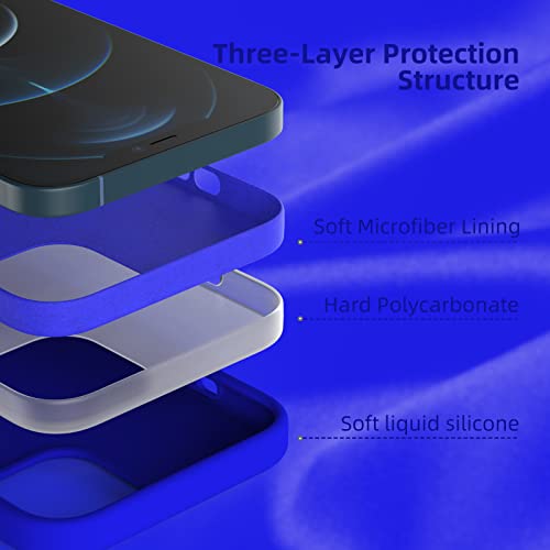 Coque antichoc iPhone 12 Pro Max en silicone liquide doux - 4