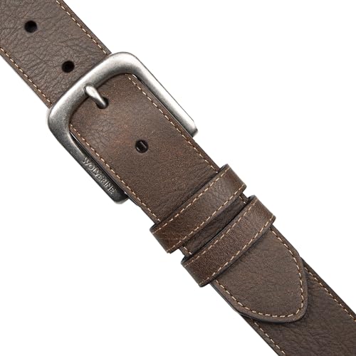 Snapklik.com : WOLVERINE Men Rugged Boot Leather Work Belt