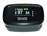 Unidad de medida: Piece DrTalbots NV10001 Oxímetro De Pulso - Pulsioximetro De Dedo Con Pantalla Oled Que Medición Y Lectura Instantánea De Spo2, Pr Y Pi - Aplica Para Adultos Y Niños - Negro