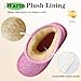 Girls Toddler Fuzzy Lined Comfortable Snow Boot Fashion Winter Boots For Girls Pink Size 3