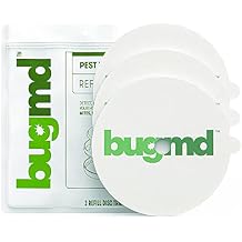 قرص إعادة تعبئة فخ البرغوث BugMD - صياد الآفات ، مكافحة الآفات الصفيحة وسادة لزجة للبق ، البعوض لا قاسية ، الحيوانات الأليفة العائلية والصديقة