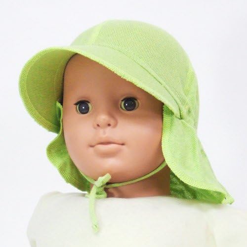 Amazon Co Jp セラナ Selana オーガニックコットン100 日よけ帽子 黄緑 サイズ02 頭囲44 46cm目安6 12ヶ月 服 ファッション小物