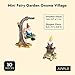 Juvale Mini Garden Gnome Fairy Village Statue Set, Home Decor (10 Piece Set)
