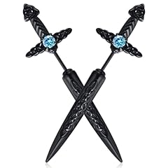 Black - blue cubic zirconia