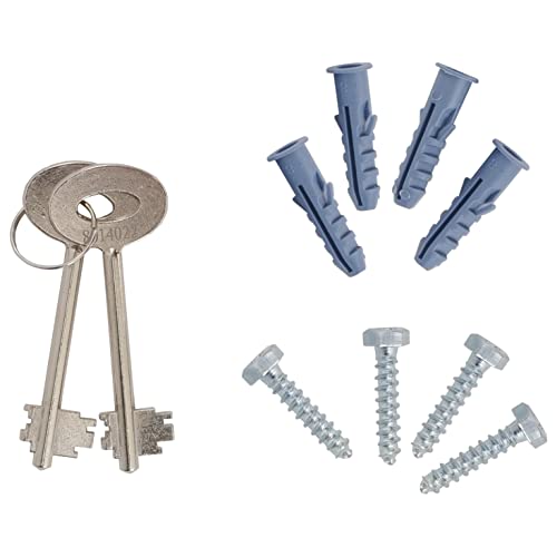 Rottner Möbeltresor Jupiter 5 Doppelbartschloss 2 Schlüssel BxHxT 45x67x36 cm herausnehmbarer Fachboden Filzeinlage inkl. Befestigungsmaterial