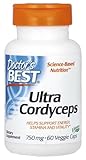 Doctor's Best - Ultra Cordyceps | Complément alimentaire naturel pour soutenir l'énergie et l'endurance - 60 gélules