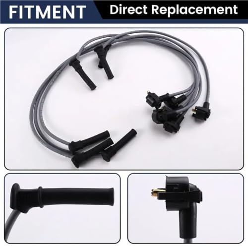 Cables de bujía para Ford Explorer V6 4.0L con kit de encendido 3U2Z12259D 5