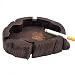 Unique Handmade Vintage Aged Teak Wooden Cigarette Ashtray Personal Custom Antique Decorative Indoor Outdoor
