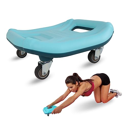 unhg Ab Roller Wheel Exercise Equipment for Core Workout(Blue)