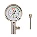 Firelong Accurate Ball Pressure Gauge - Heavy Duty Metal Made, Test and Adjust Analog Gauge for Football, Soccer, Rugby, Basketball, Volleyball and Other Sports Balls