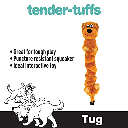Snuggle Puppy Tender-Tuffs Tug - Large Stretchy Brown Dog Tough Dog Toy - Great For Fetch And Durable For Tug Of War #TOP1