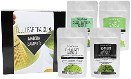Matcha Powder Sampler Pack (Approx. 5-7 servings each) | Ceremonial, Premium, Sweetened, Culinary
