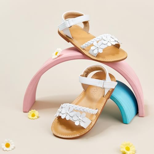 Image of GINFIVE Toddler Girls Sandals Girls Toddler Sandals Little Girls Kids Shoes