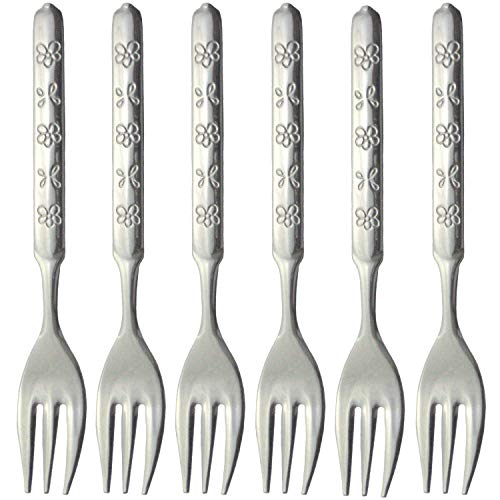 Nagao Herb Fork, 5 Pieces + 1 Piece, 18-0 Stainless Steel, Dishwasher Safe, Made in Japan