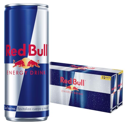 Red Bull Bebida Energética, Regular Can 12x250ml