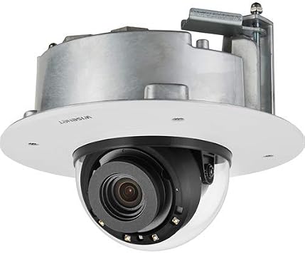 Hanwha Techwin XND-8081RF 5MP 30fps Flush Mount IR Network PoE Dome Camera, 3.69.4mm 2.6X Motorized varifocal Lens,