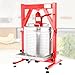 10.6 Gallon / 40L Mosakar Hydraulic Fruit Press. 5 Ton Pressure. Juice Contact Parts are AISI 304 Stainless Steel. Grape Wine Apple Cider Press for Home Use
