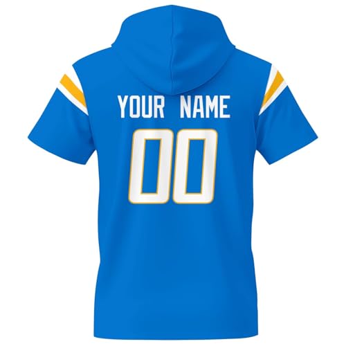 ANTKING Short Sleeve Hoodie T-Shirt Custom Name Number for Men Youth Gifts3