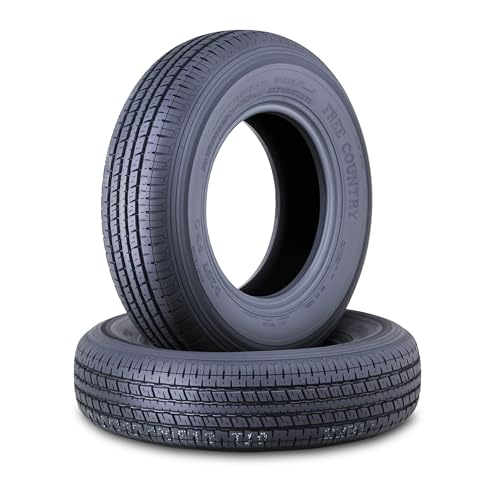 2 Trailer Tires ST185/80R13 6PR Steel Belted Radial