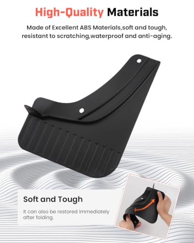 Image of Autorder Mud Flaps for 2020-2026 Kia Telluride Accessories All-Weather Splash Guards Protect Paint Mudflap No Drilling Required Mud Guard Set 4PCS