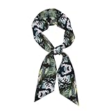Fonction : ce foulard en satin est l'accent parfait pour toutes les tenues. Les écharpes en soie peuvent être portées autour de votre cou, comme écharpe d'agent de bord, cravate chic, écharpe à cheveux, bandeau à cravate, ceinture de taille, accessoire de sac à main, décoration de chapeau, bracelet, etc