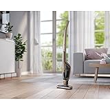 Aspirador de Pó vertical bateria ergorapido 2 em 1 Electrolux 45 min Luz LED pedal limpeza facil escova rotativa bocal extra pelos animais luz frontal LED capacidade 460Ml ERG26 Bivolt... glide