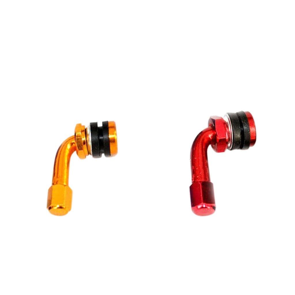 The Style Sutra CNC Aluminum Motorcycle Scooter Rim Wheel Air Tyre Tire Valve Stem Red/Gold|Motors | Parts & Accessories | Motorcycle Parts |2 Pieces Motorcycle Valve Stems-image-41