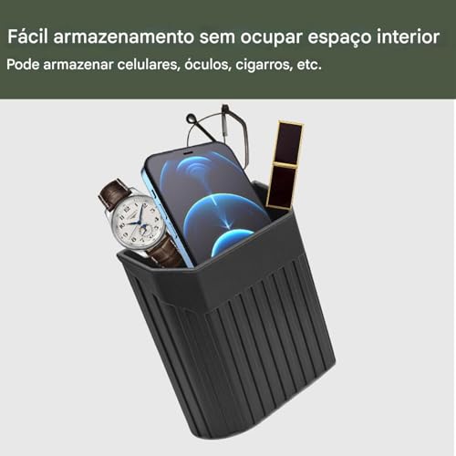 Caixa de armazenamento de carro para telefone celular, porta -celular do carro - Painel de painel ad