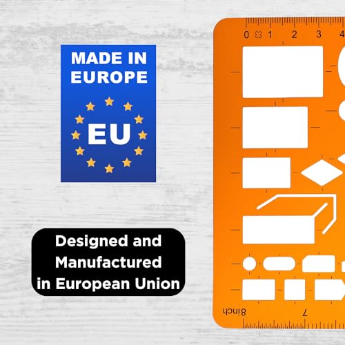 Elektronische Datenverarbeitung Schablone - EDV DV Programmablaufplan Symbole Zeichenschablone - Symbolen für System und Programmierungsarbeiten - Datenfluss Ablaufpläne Schablone