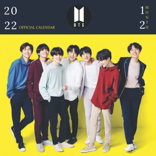BTS CALENDAR 2022: k-Pop Bangtan Boys Monthly calendar planner 2022, Great Bts gift for all fans, kids & adults, With 14 Unique BTS Pictures (Young Forever Bts) Bts Merchandise For Girls & Boys