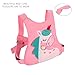 Toddler Leash-Baby Walking Safty Harness and Child Anti Lost Wrist Link for Girls/Boys Travel (Pink)