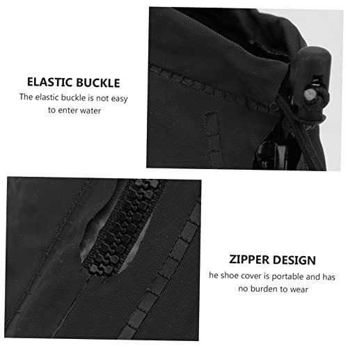Cubrecalzado impermeable para mujer, cubrebotas de lluvia plegables y reutilizables, protector para bicicleta y exterior miniatura 5