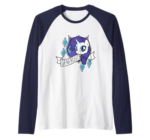 T-shirt My Little Pony Rarity fini les hauts geek sans forme optez pour le raglan