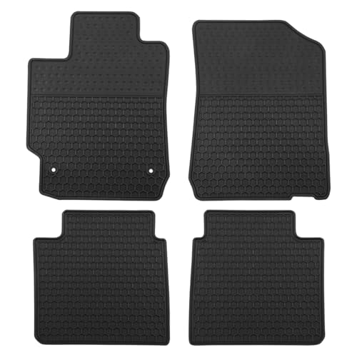 Lwope Tapetes de carro personalizados para Toyota Camry 2006-2011 revestimentos de borracha preta para automóveis Proteção contra todos os climas, inodoro