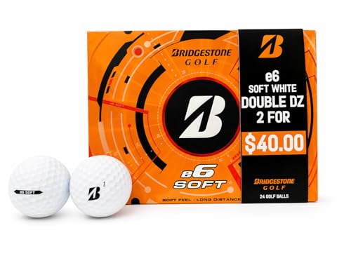 Bridgestone Golf e6 Soft White Double Dozen