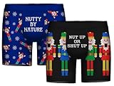 La prochaine fois que quelqu'un vous dira de le garder dans votre pantalon, il n'aura aucune idée de ce qu'il manque. Les caleçons boxeurs de Noël amusants de Tipsy Elves pour homme sont parfaits pour célébrer sans que personne d'autre que votre moitié le sache.