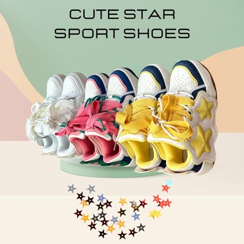 Star Badge Shoes, Ideal for Holiday, Breathable Mesh, Women's Sport Sneakers, Sneakers for Women Walking Shoes4
