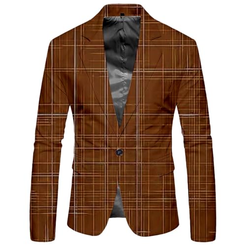 Mens Business Blazers Solid Color Suit Jackets Work One Button Clothes Tuxedo Sport Coats Wedding Dress Suits