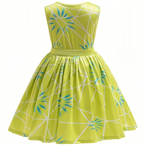 Disfraz Completo de Princesa Verde Claro para Niñas miniatura 4