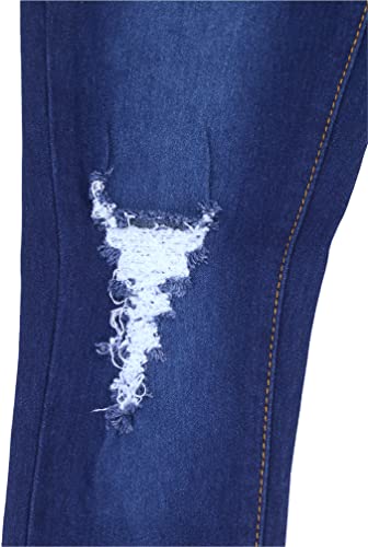 Image of ToBeInStyle Girl's Denim Easy Styling Classic Timeless Everyday Jeans Zip-Up Closure